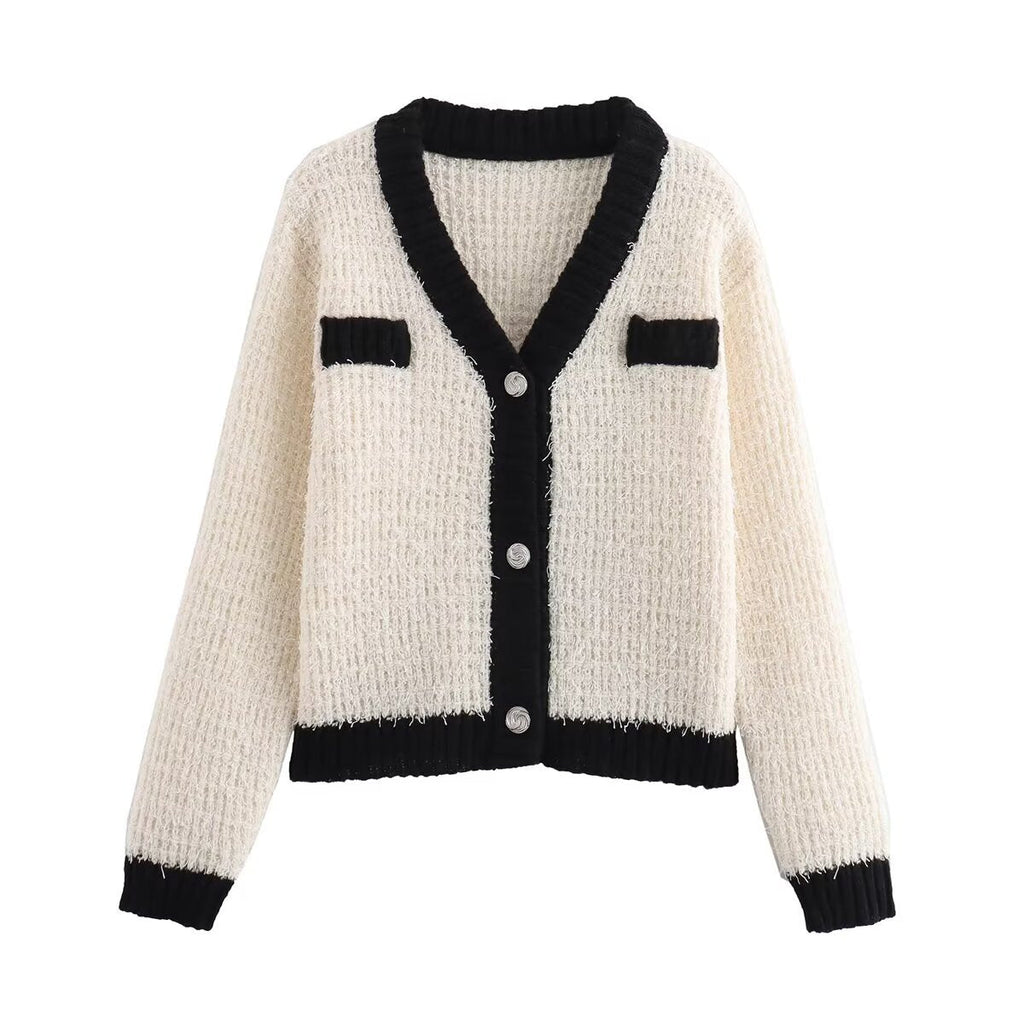 NYRA – Zweiteiliges Strick-Set mit Jacke &amp; Rock