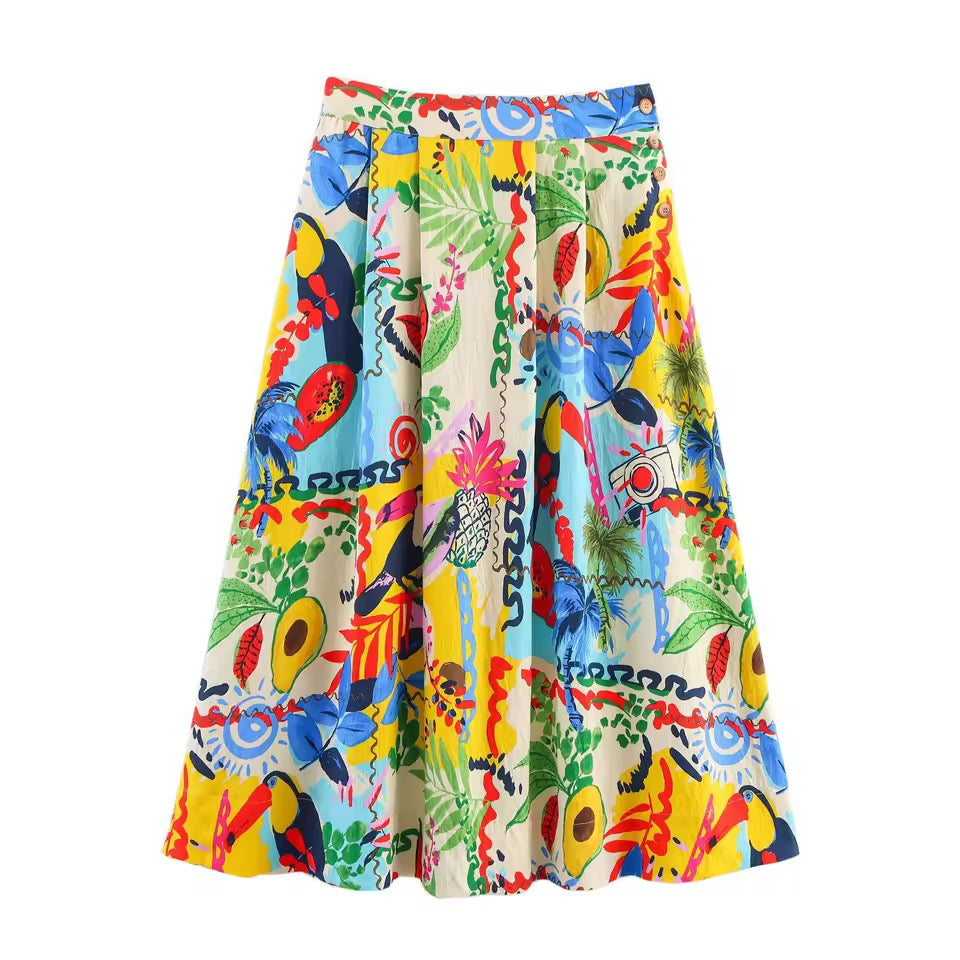 MEYVIS – Printed Halterneck Set