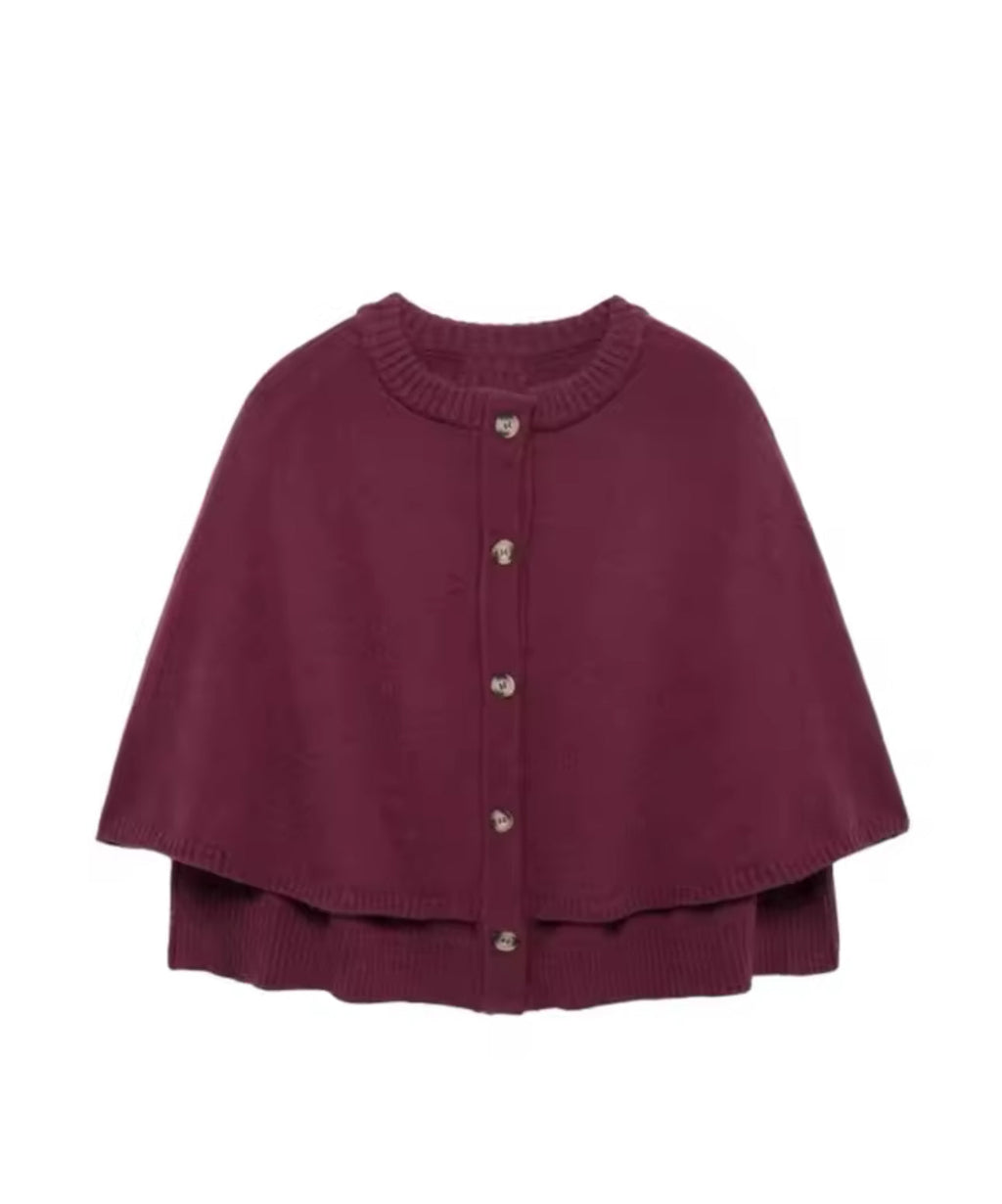 DALIYA - Cape-style cardigan