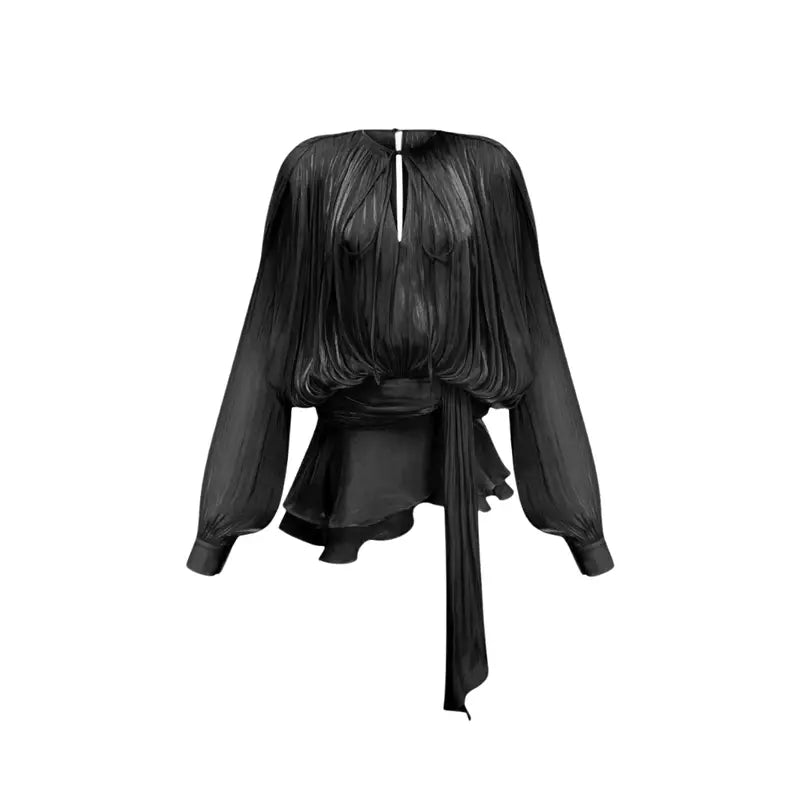 MEYA - Ruffled mini dress with flounces