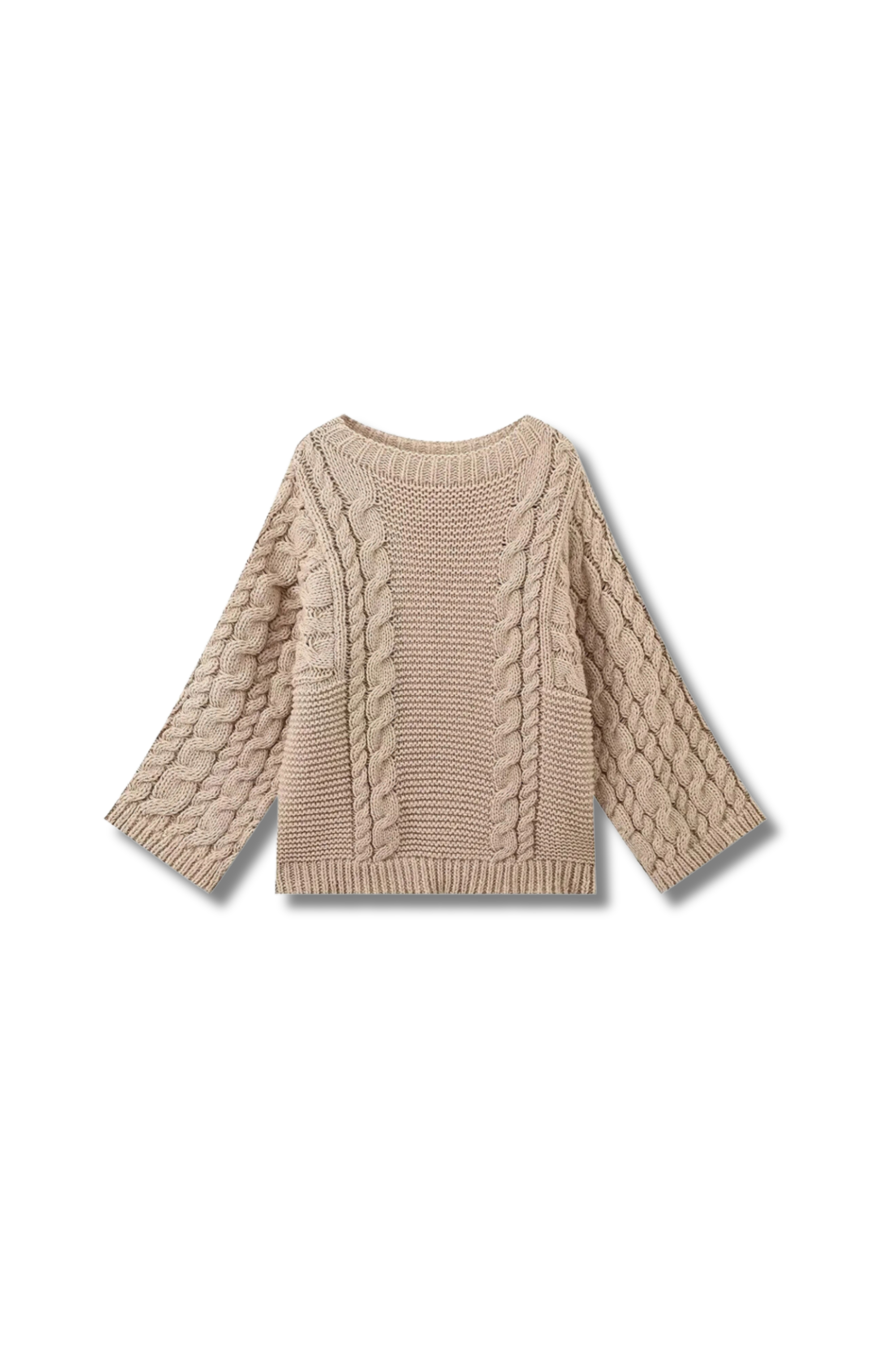 SORAYA - Oversized cable knit sweater