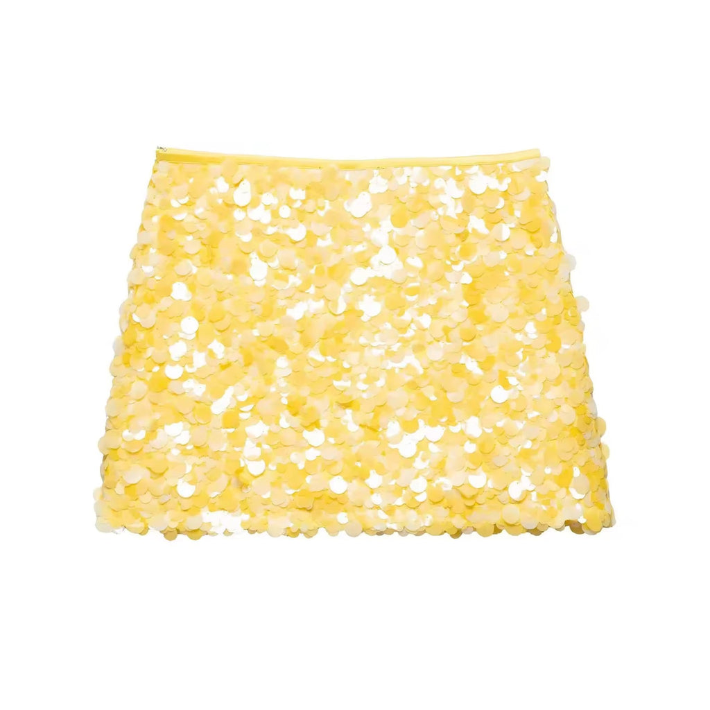 SUMMER - Sequin mini skirt