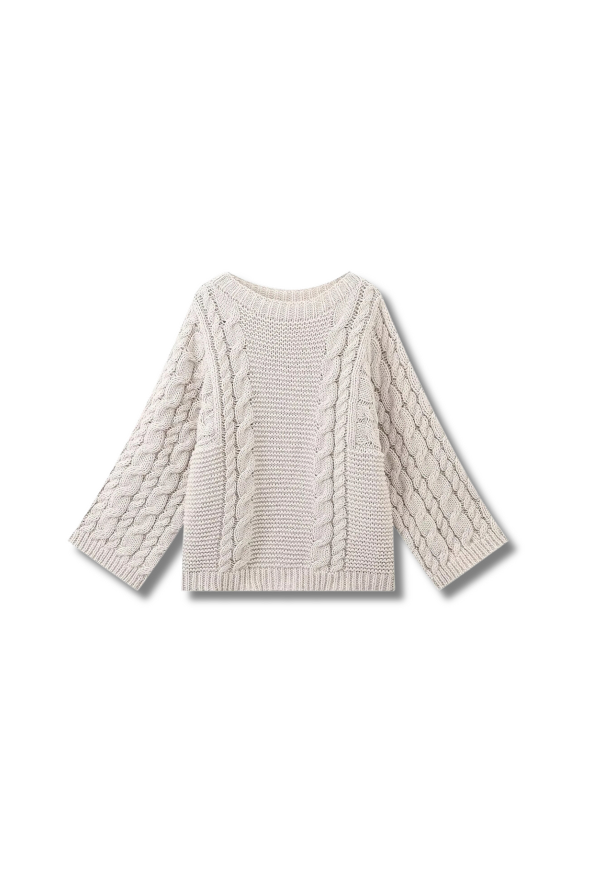 SORAYA - Oversized cable knit sweater