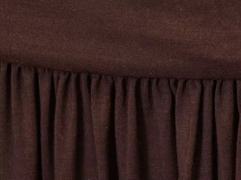 ZURI - Trägerloses Kleid mit Drapierungen
