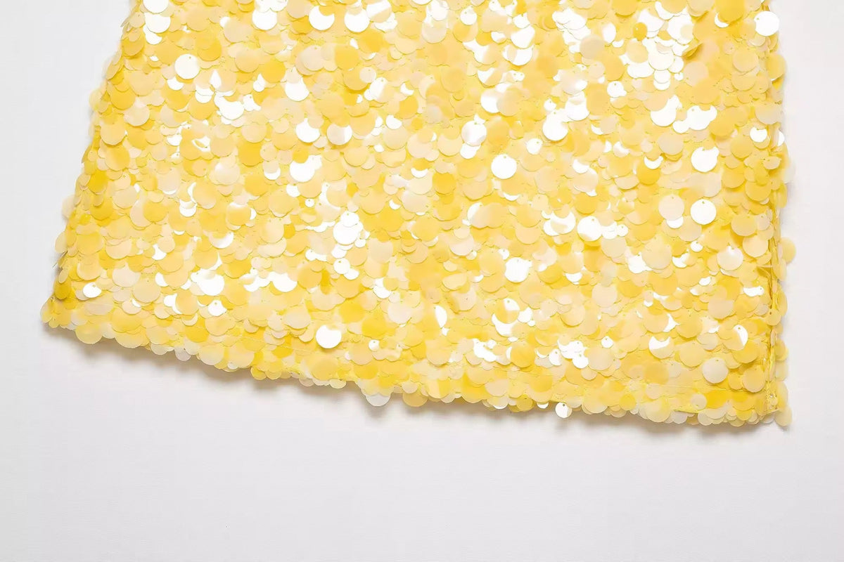 SUMMER - Sequin mini skirt