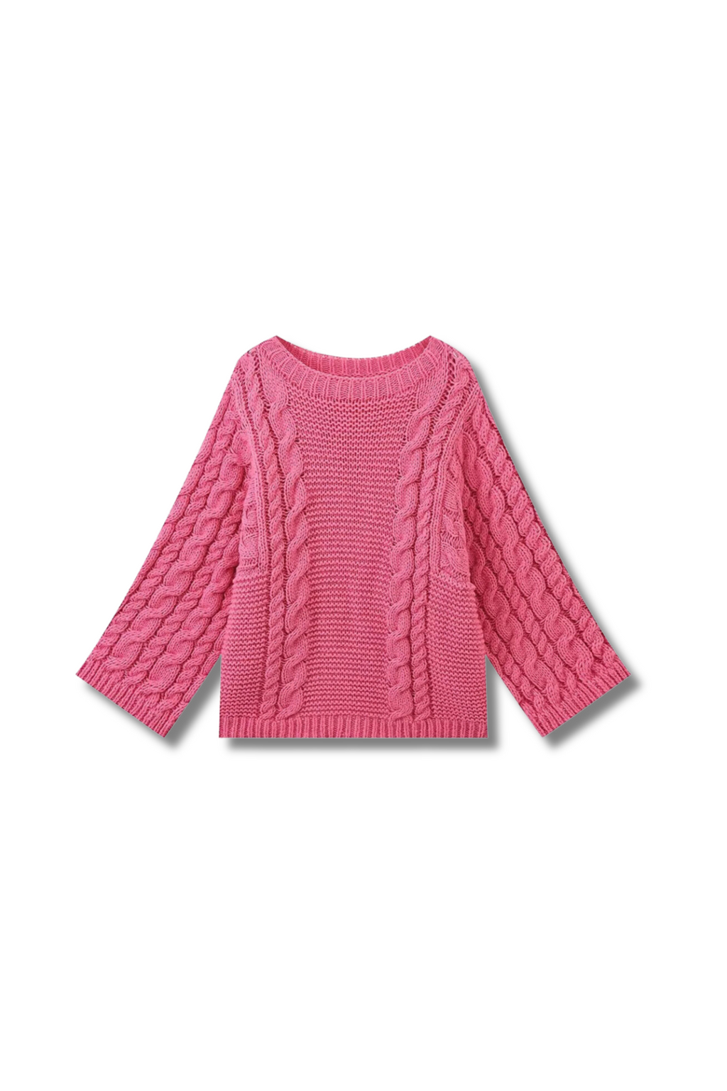 SORAYA - Oversized cable knit sweater