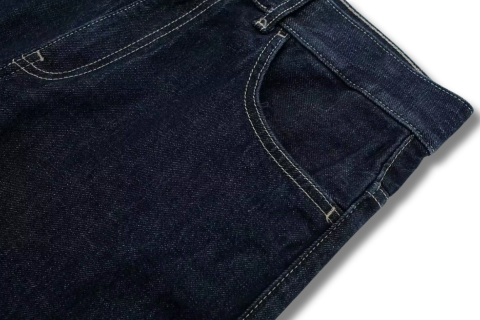 JEANY - Denim Look Combo Set - Denim Jacket &amp; Trousers