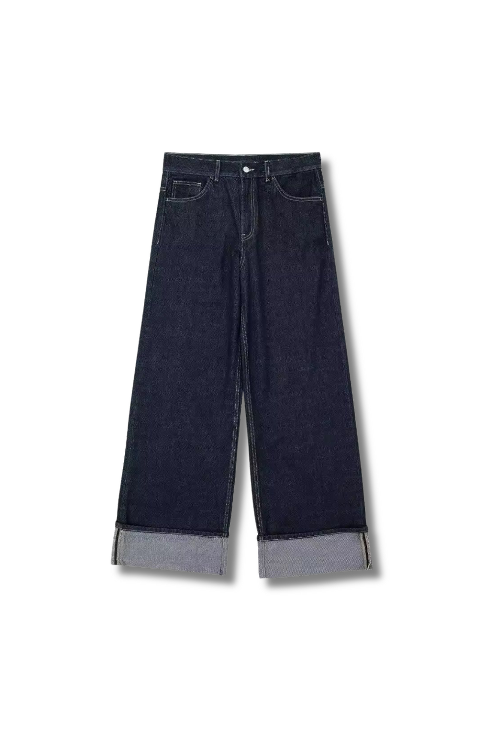 JEANY - Denim Look Combo Set - Denim Jacket &amp; Trousers