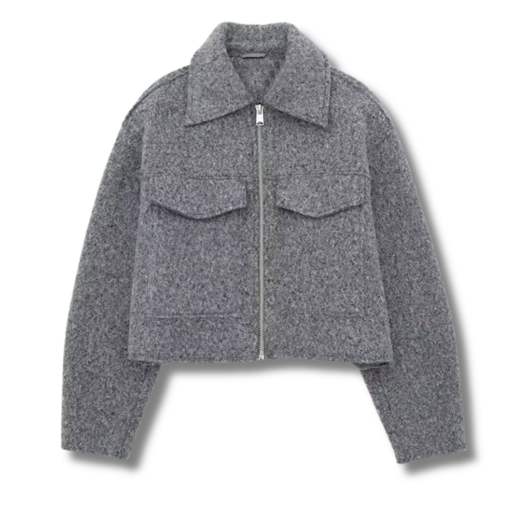 TIBI – Sporty / Elegant college jacket with collar