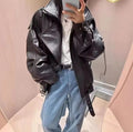 NIKITA - Oversize-Fit Lederjacke