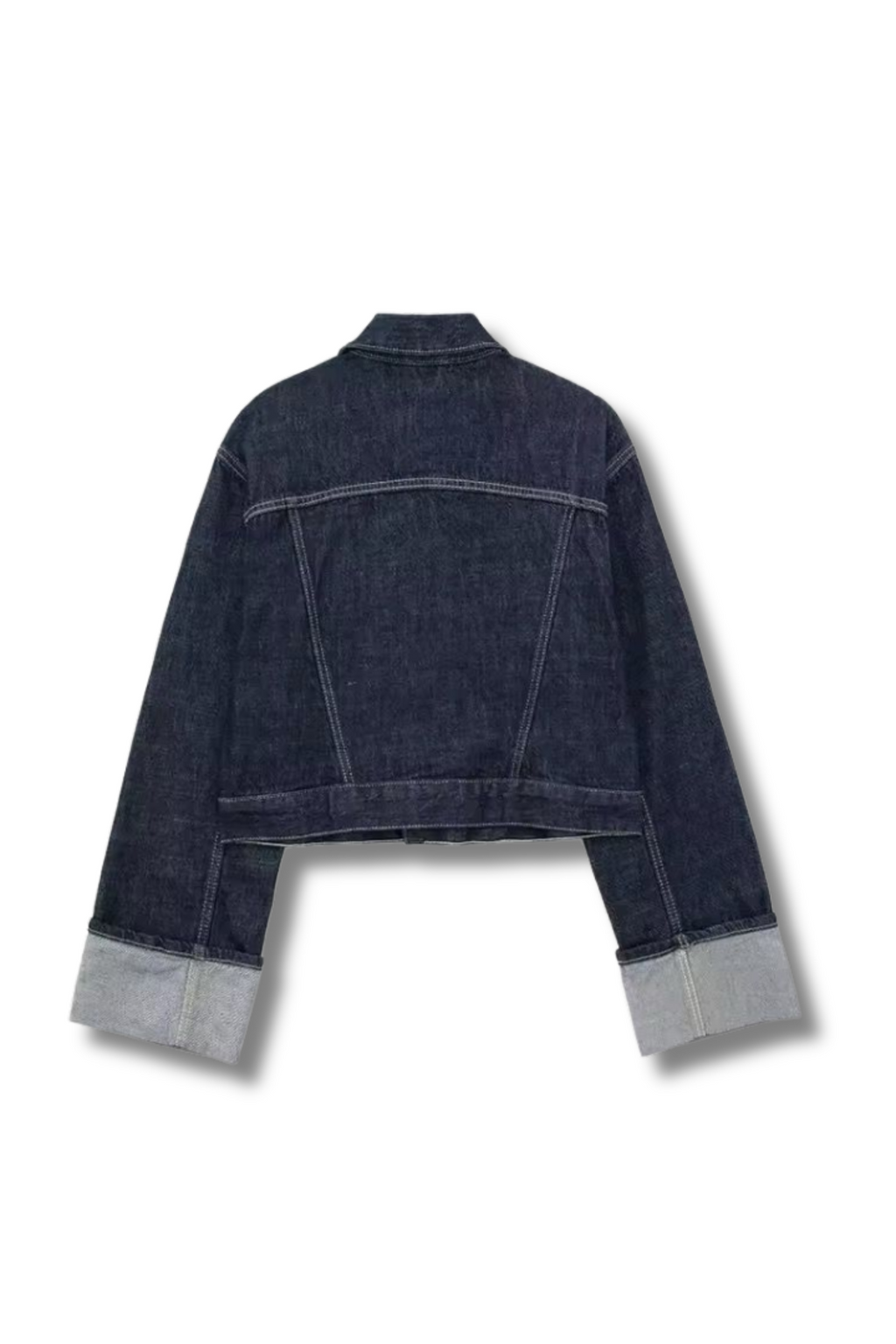 JEANY - Denim Look Combo Set - Denim Jacket &amp; Trousers