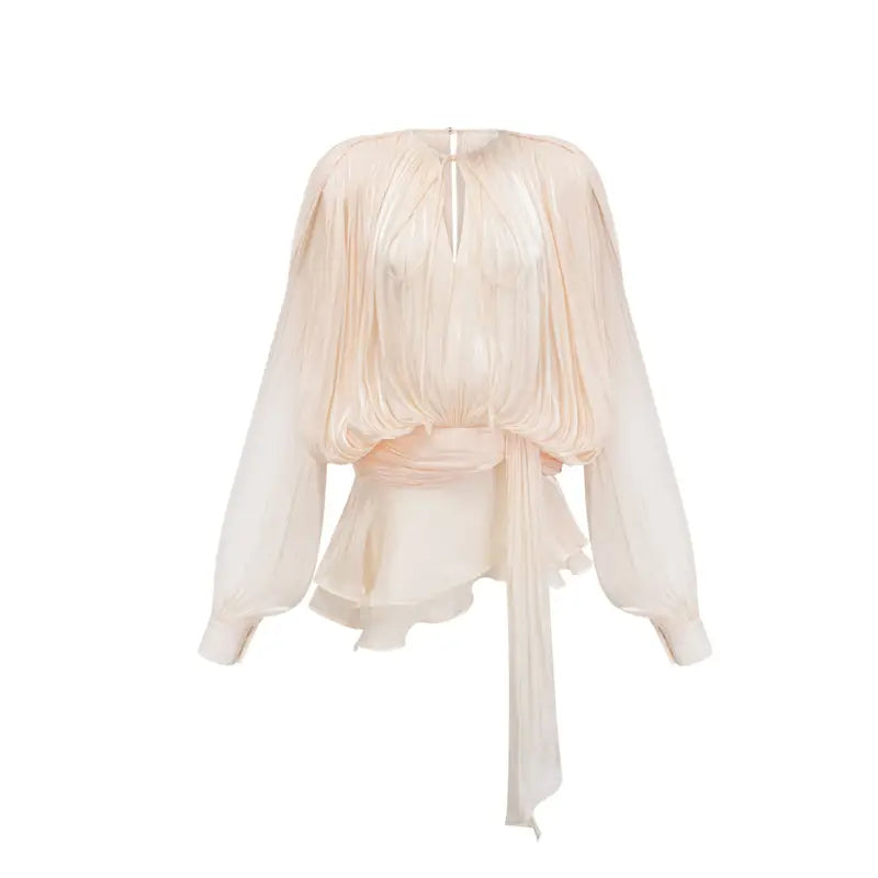 MEYA - Ruffled mini dress with flounces