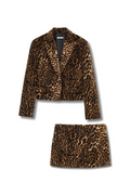 FRAN - Two-piece suit - blazer &amp; skirt in leopard print