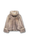 FABIENNE – Sweatshirt in faux fur look