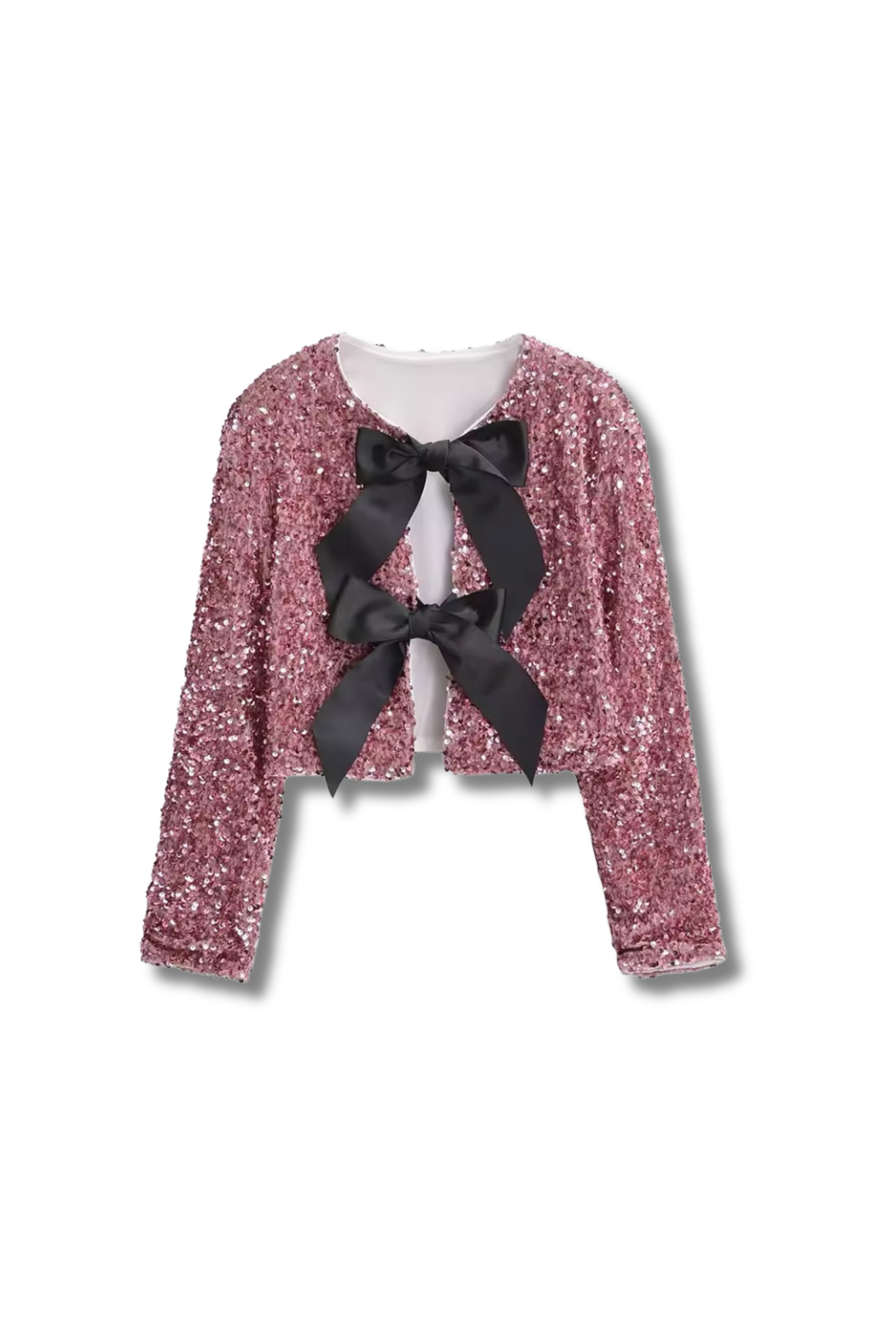 PAILEE - Sequin jacket with bows