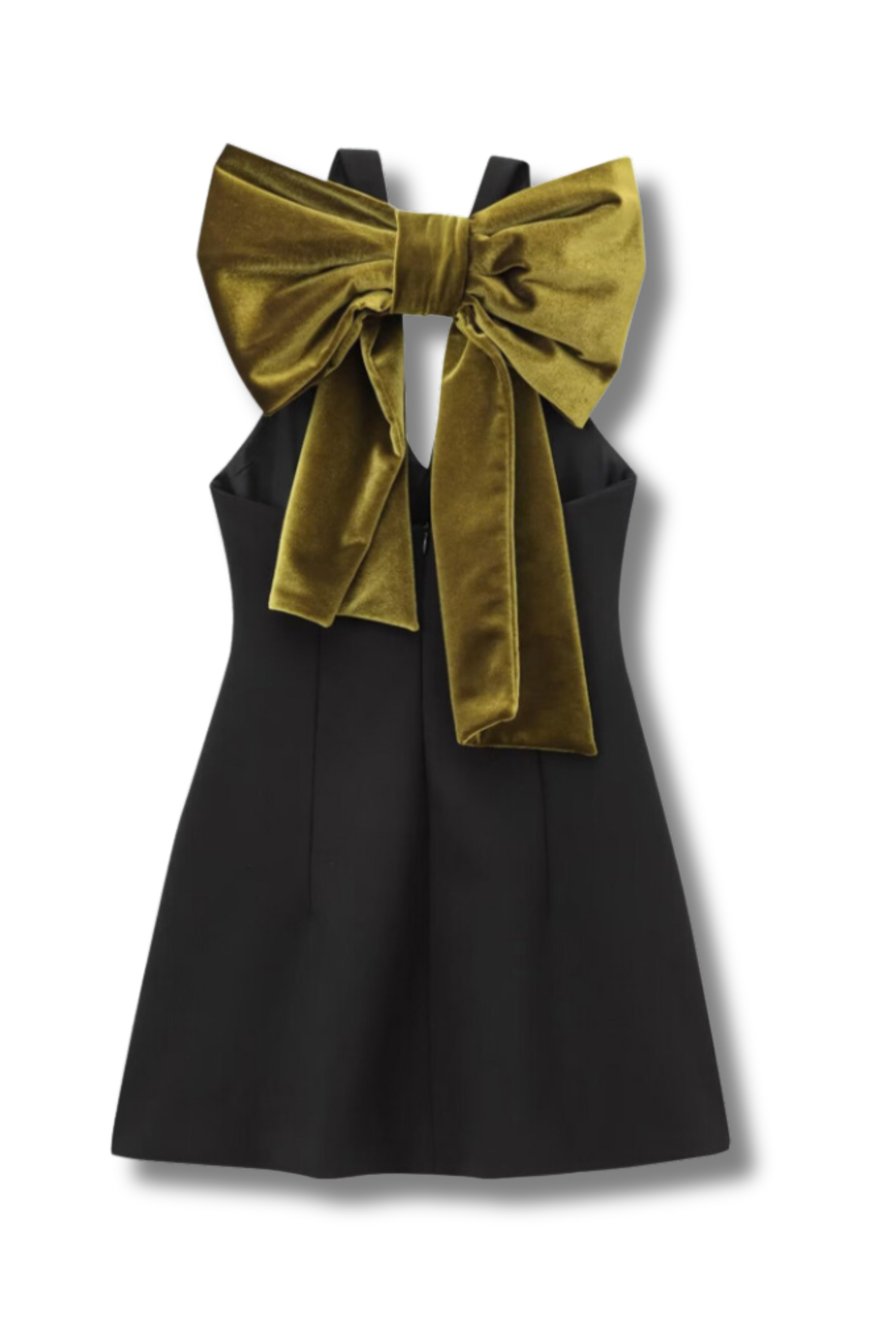 BIG BOW - Cocktail dress with large velvet bow