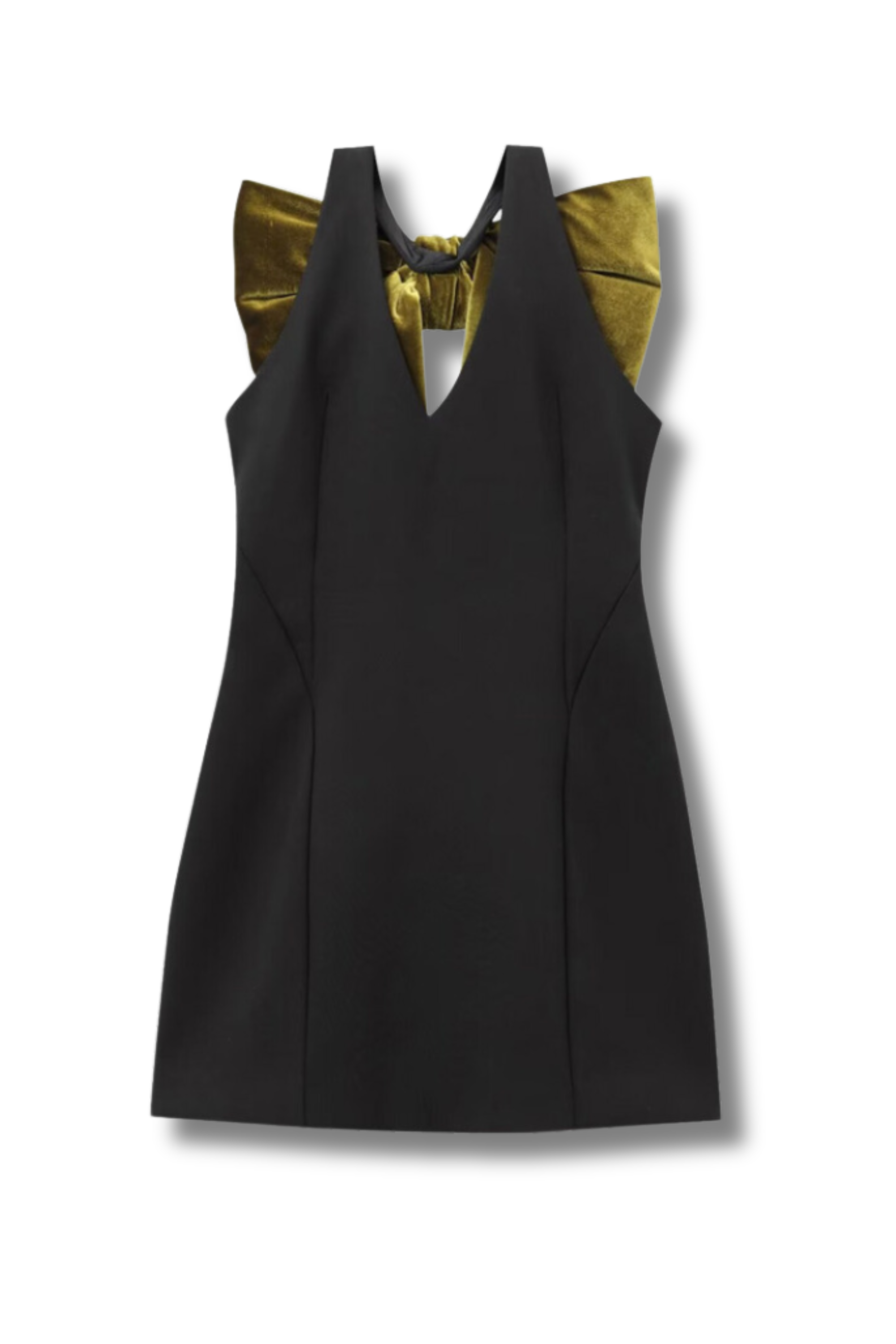 BIG BOW - Cocktail dress with large velvet bow