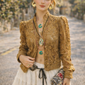 KAIA – Spitzenbluse im Couture-Look