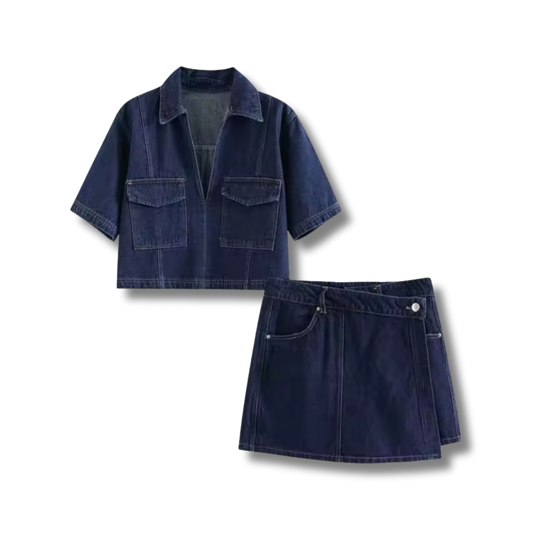 SOFIA – Denim two-piece