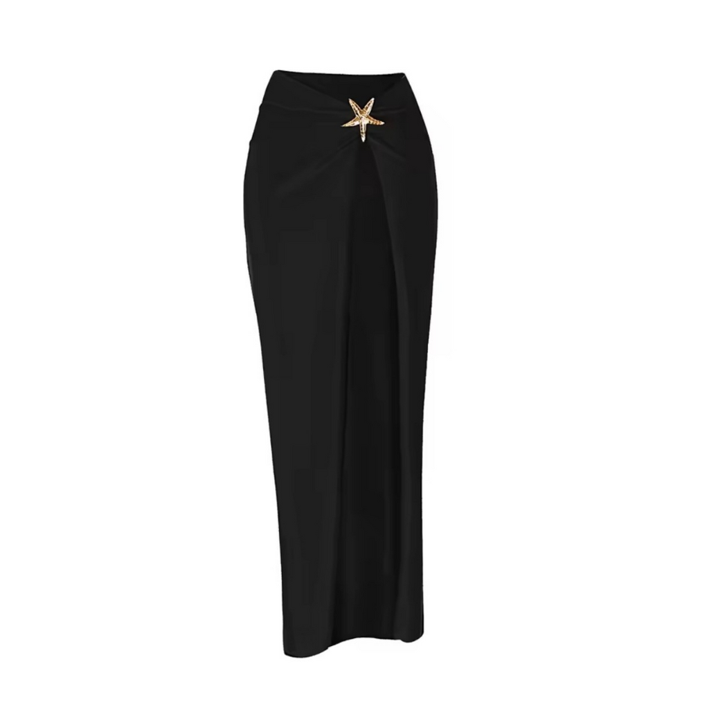 EVANGELINE – Elegant swimsuit set with high-waist skirt