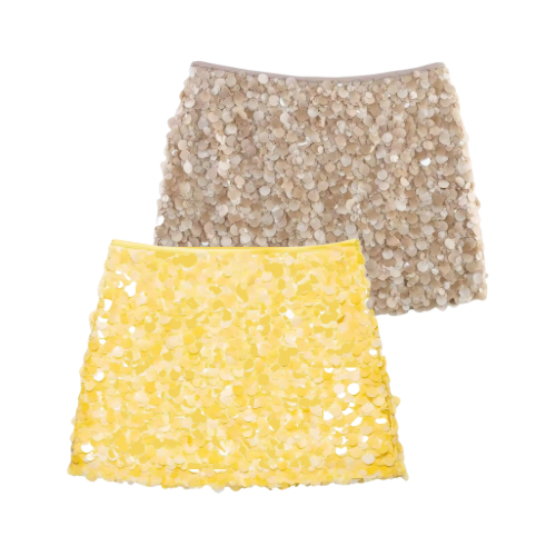 SUMMER - Sequin mini skirt