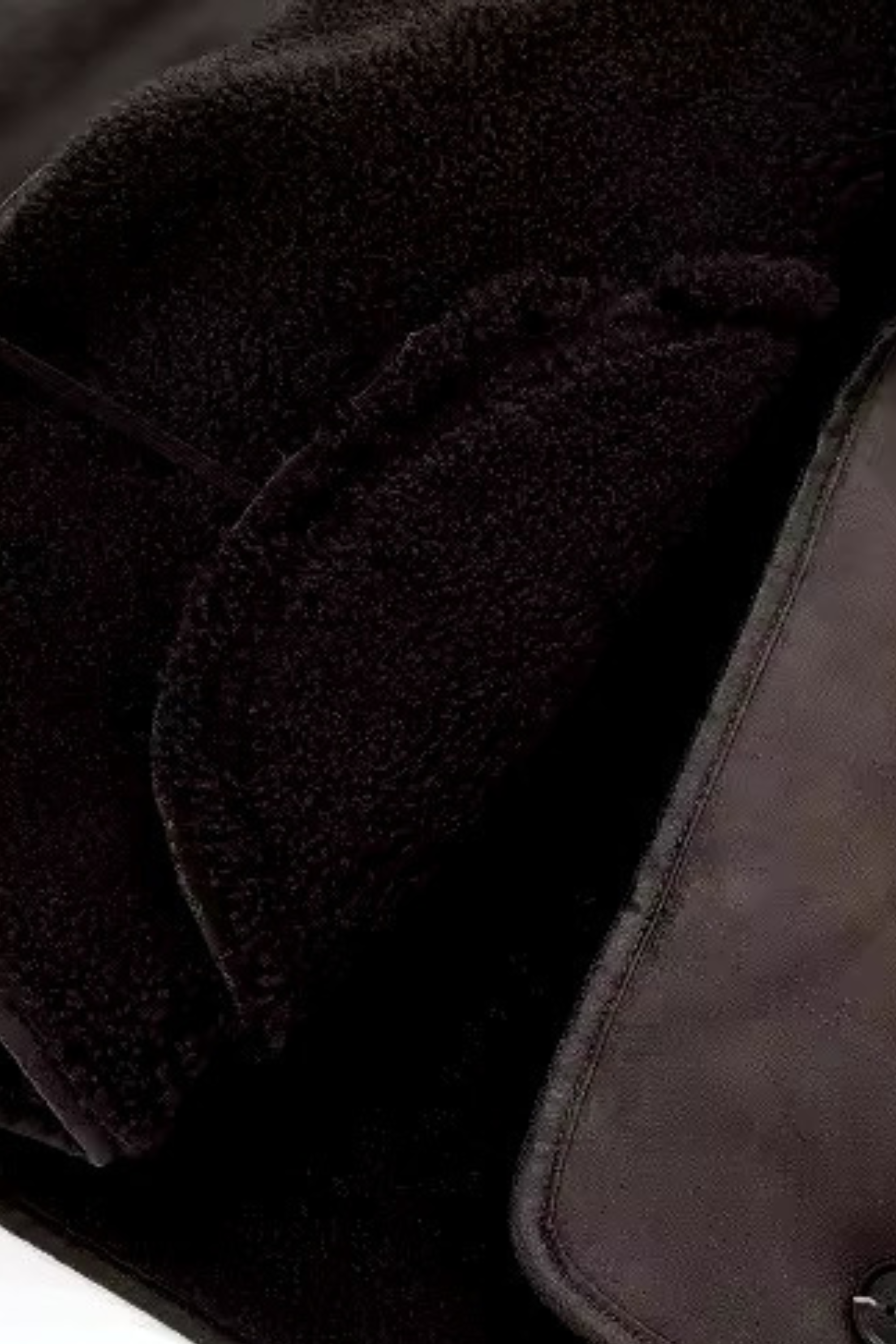 MICHELA - Lined faux leather jacket