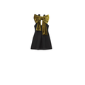 BIG BOW - Cocktail dress with large velvet bow