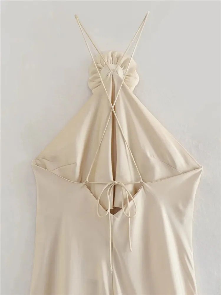 SILKY WILKY - satin dress