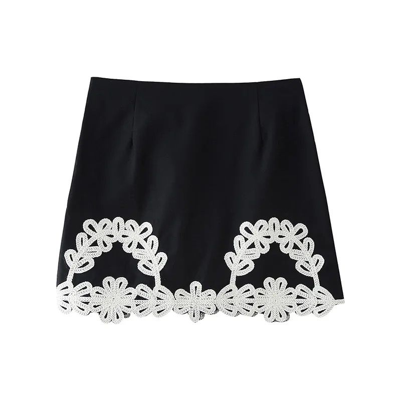 MIREIA - combination option: trousers / skirt / vest - with folklore embroidery