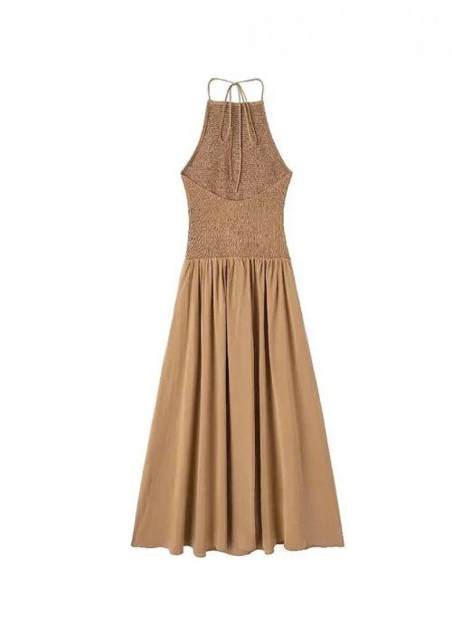 IRA - Backless smocked dress
