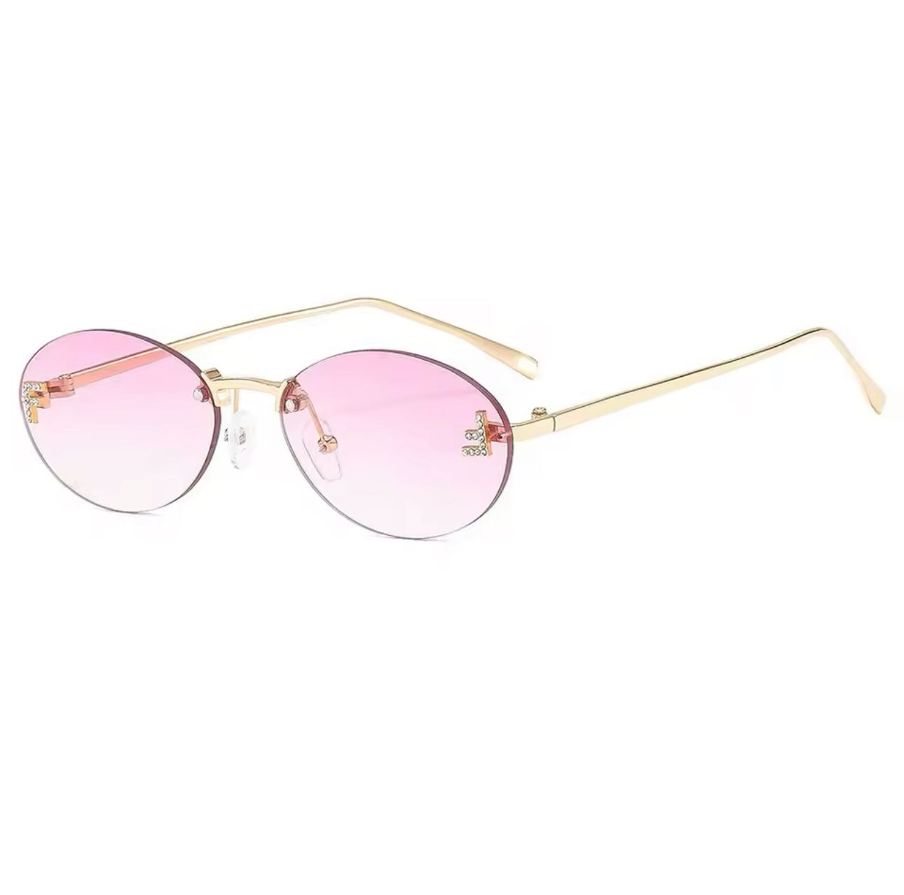 EGLE - Sunglasses with golden frames and colored lenses