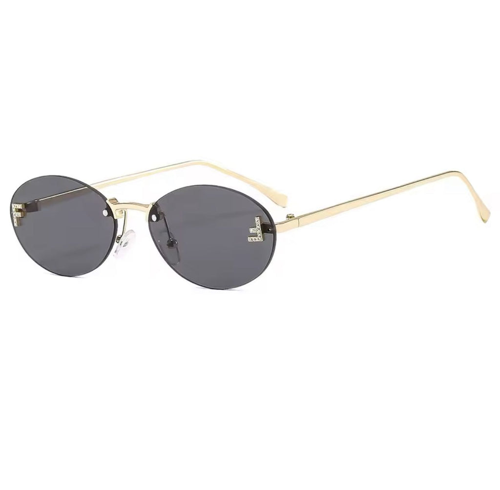 EGLE - Sunglasses with golden frames and colored lenses