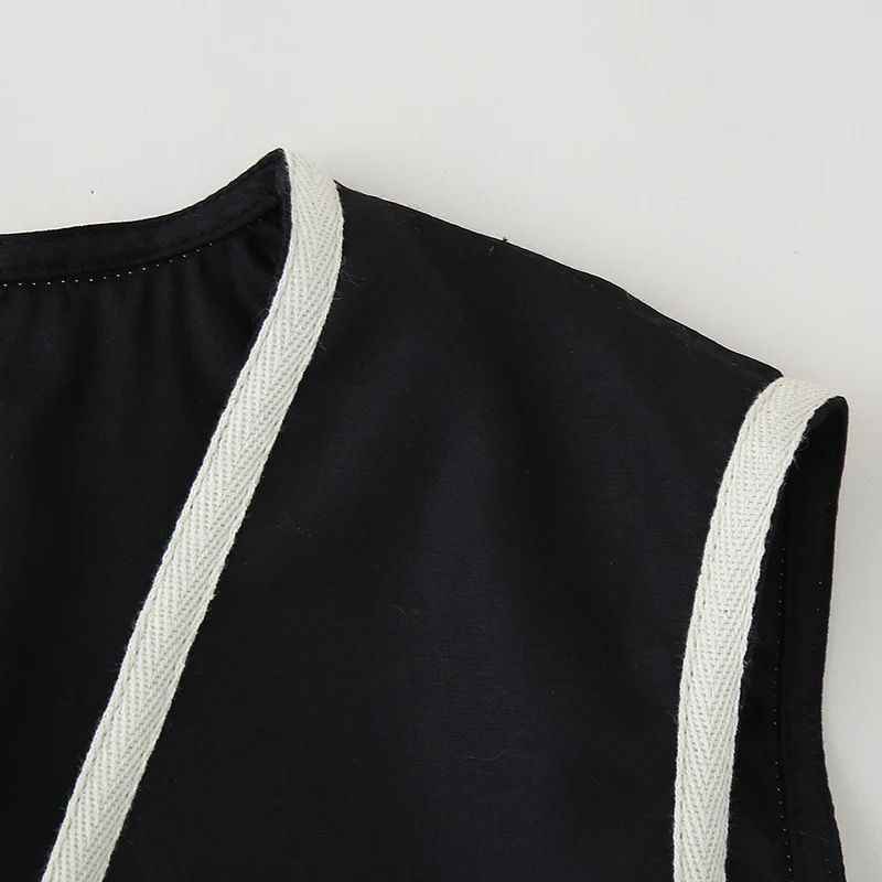 MIREIA - combination option: trousers / skirt / vest - with folklore embroidery