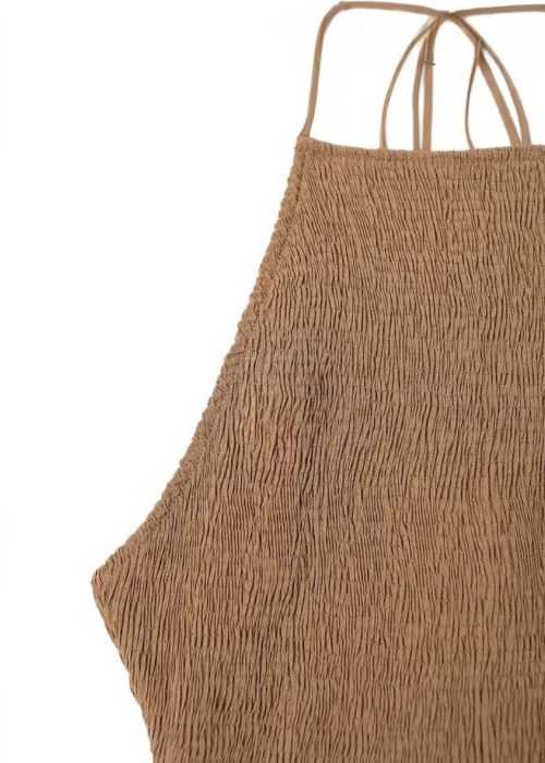IRA - Backless smocked dress