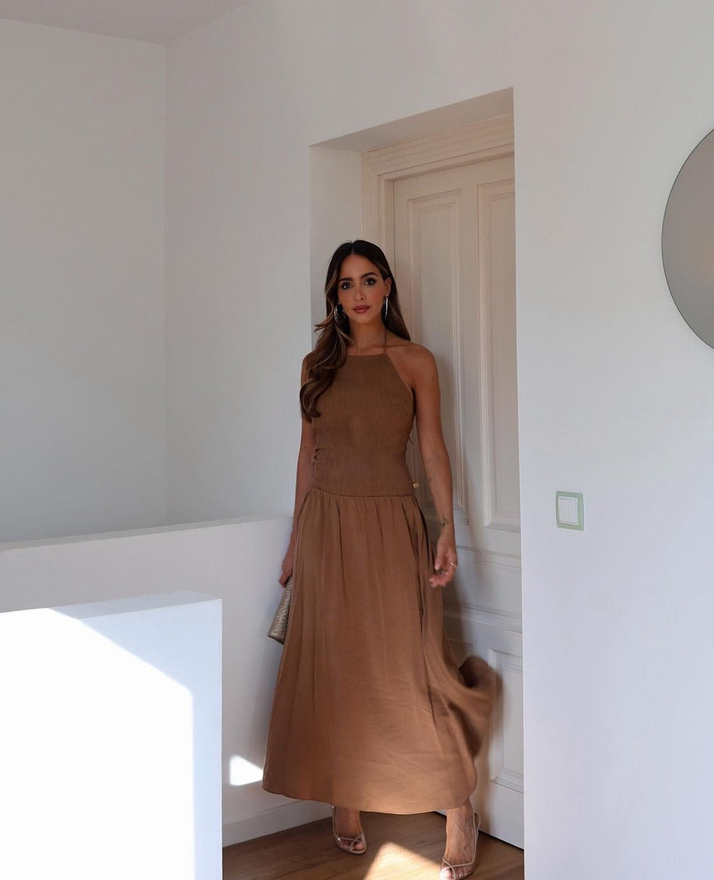 IRA - Backless smocked dress