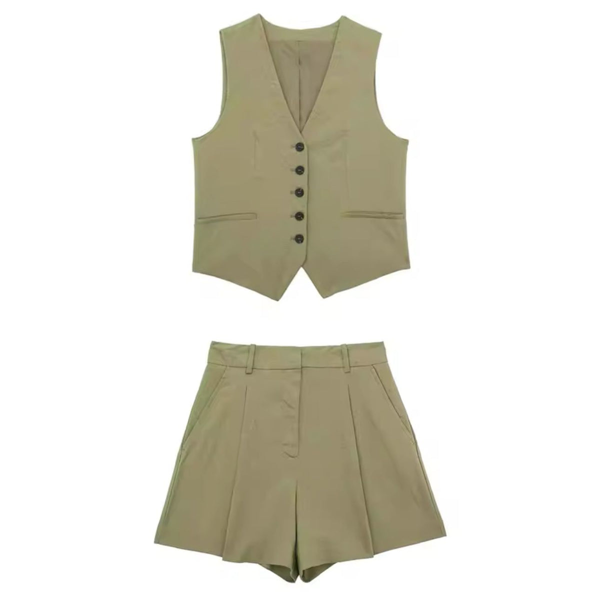 CHIARA - Combi set shorts &amp; vest