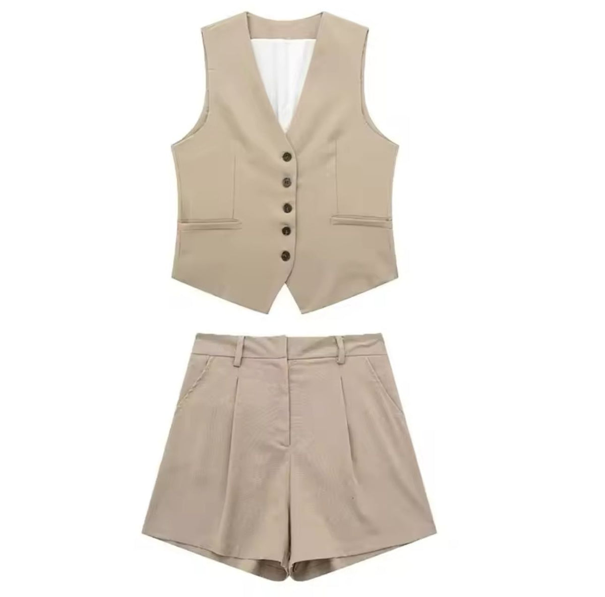 CHIARA - Combi set shorts &amp; vest